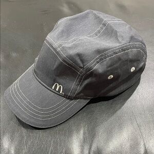 Charcoal McDonald's Employee Hat with Logo